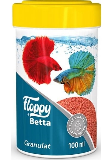 Floppy Betta Balığı Yemi Granulat 100 ML