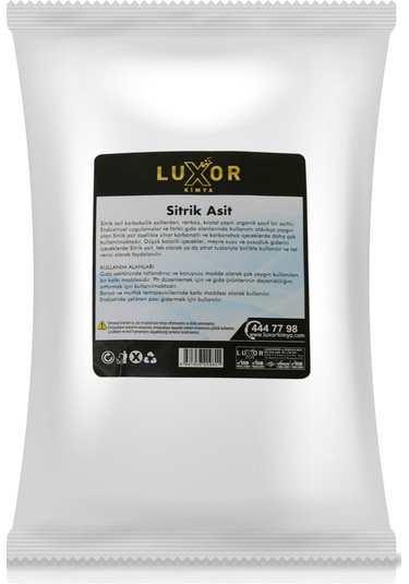 Luxor Kimya Sitrik Asit 25 Kg