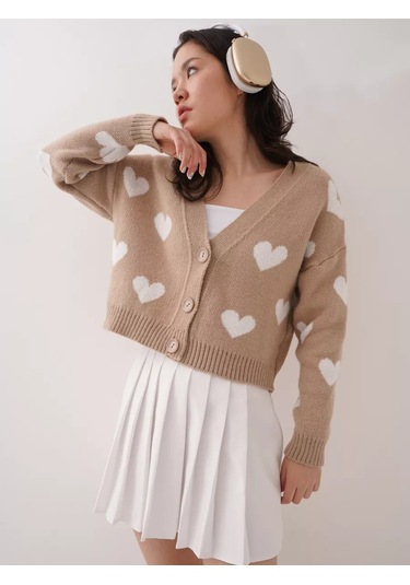 La La Fa Kısa Kapüşonlu Kazak 198946851