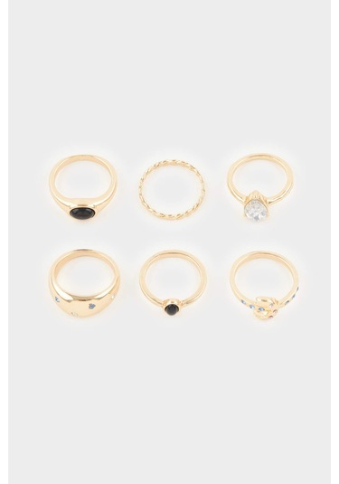 Defacto Kadın 6lı Gold Yüzük F7695axnsgd1 Diğer