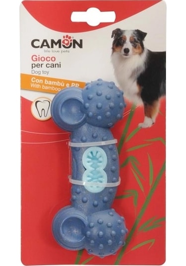 Camon Bambu Ve Pp Ödül Kemiği Köpek Oyuncağı 13 Cm: Dayanıklı Diş Kaşıma Oyuncağı