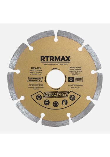 Rtrmax Rea230 Soketli Elmas Testere 230 22mm