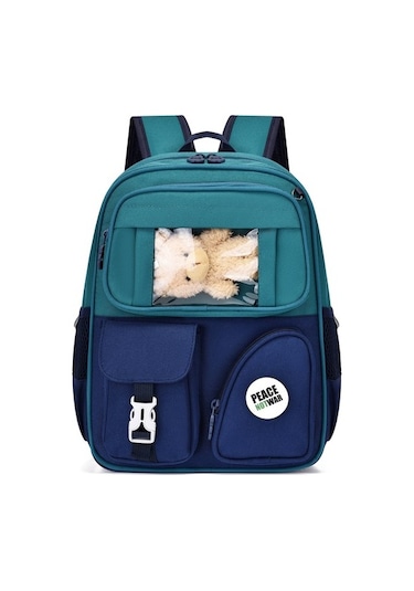 Çocuk Çantası Karikatür Sevimli Rahat Küçük Okul Çantası Czckck Koyu Yeşil