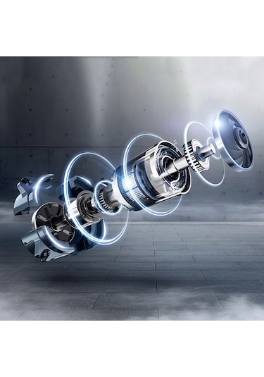 Sones Kablosuz  Elde Taşınabilir Küçük Elektrikli Araba Süpürgesi Gri - Siyah