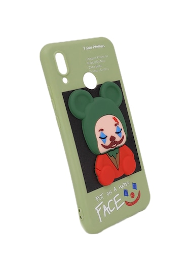Nettech Huawei P Smart 2019 Uyumlu Three D Case Seri Arka Koruma