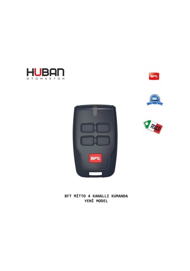 Bft Mitto 4 B Rcb 4 Kanallı Kumanda Yeni Model Bft Kumanda