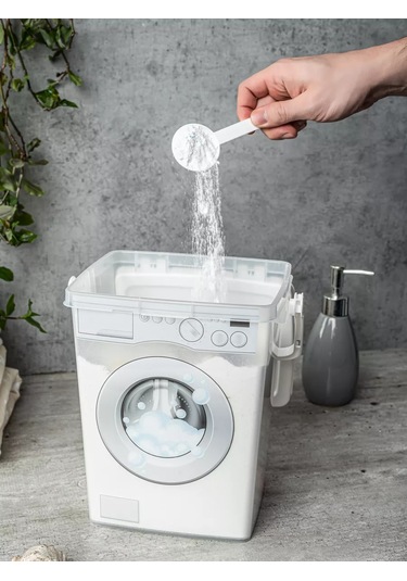 Al'ternativa Çamaşır Deterjanı İçin Kap Ve Saksı, 2 Adet 194277398 Beyaz