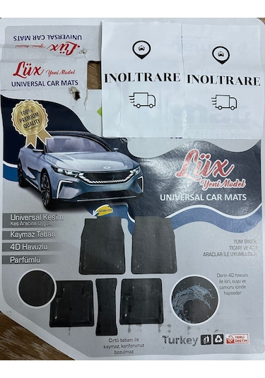 Havuzlu Paspas 4d Oto Paspas Takımı 5 Parça - Universal Her Araca Uygun