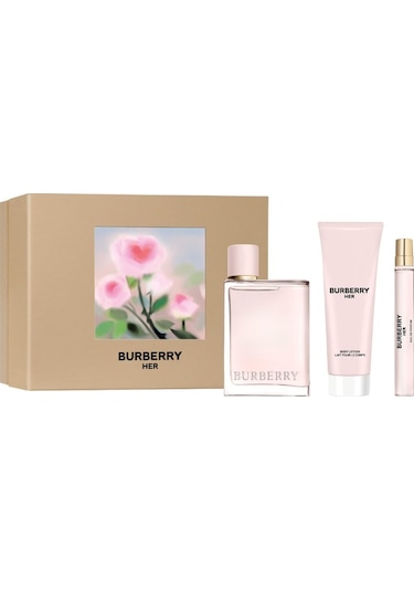 Burberry Her Edp 100 Ml + Body Lotion 75 Ml + Edp 10 Ml 3616307080811 Diğer