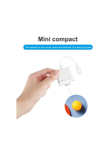 Singree İphone Uyumlu İçin Hdmı Kablosu - Lightning'dan 4k Hd Ekran Yansıtma, S500 Çip