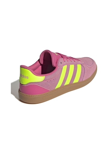 Adidas Breaknet Sleek Mor Kadın Sneaker 000000000102235889 Mor-neon Yesıl-sarı Mor - Neon Yeşil - Sarı