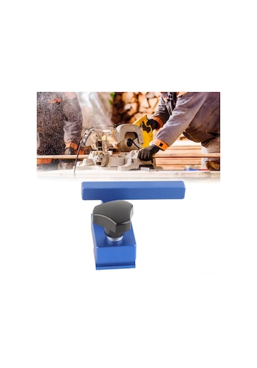 Youtek Ahşap İşleri İçin T Tipi Raylı Alüminyum Durdurucu Aracı - Korumalı, Sabit Ve Pratik Kullanim