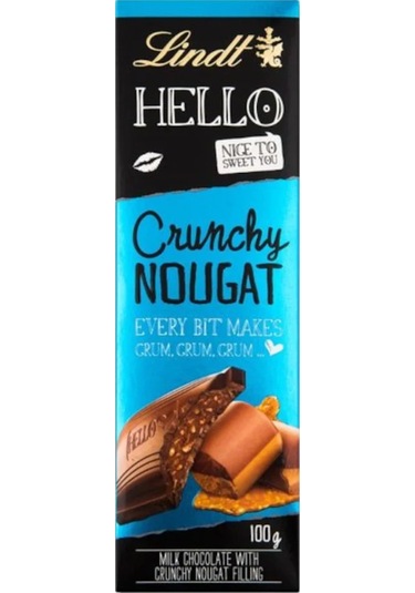Lindt Hello Crunchy Nougat 100 G