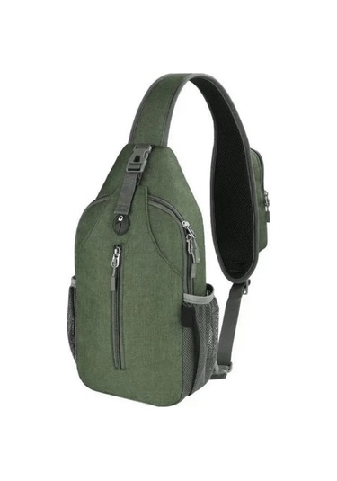 Cs Sokaklar İçin Tek Askılı Balıkçı Sırt Çantası 393733571 Khaki