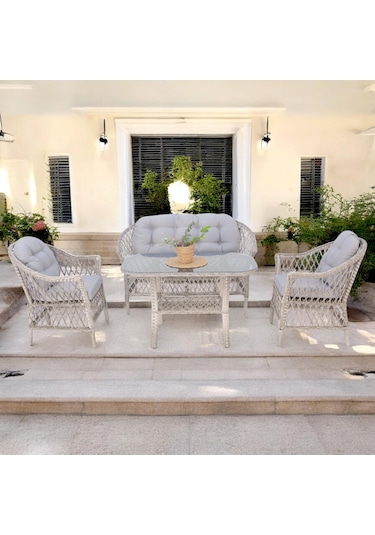 Eterna X Rehome İkili Rattan Bahçe Oturma Grubu 707