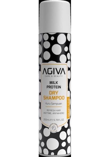 Agiva Milk Protein Amino Complex Kuru Ve Yıpranmış Saçlar İçin Kuru Şampuan 200 Ml