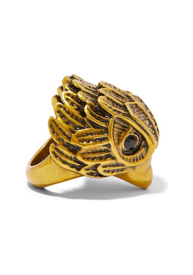 Chunky Eagle Xl Yüzük, Altın Renkli Gösterişli Tasarım Gold