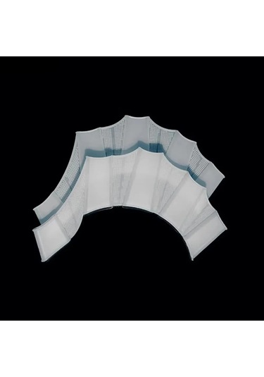 1 Çift El Perdeli Eldiven Ped Palet Yüzme Eğitimi Sıcak Satış Çok Renkli