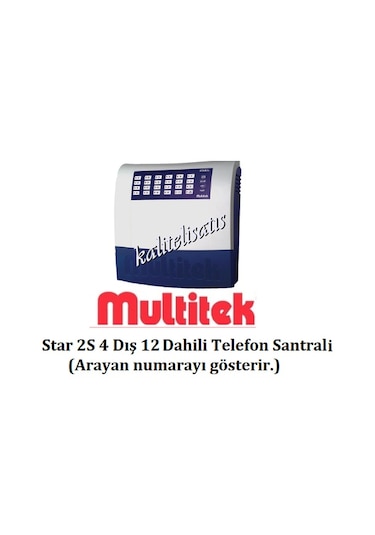 Multitek Star2S Caller Id 4 Harici 12 Dahili Telefon Santral