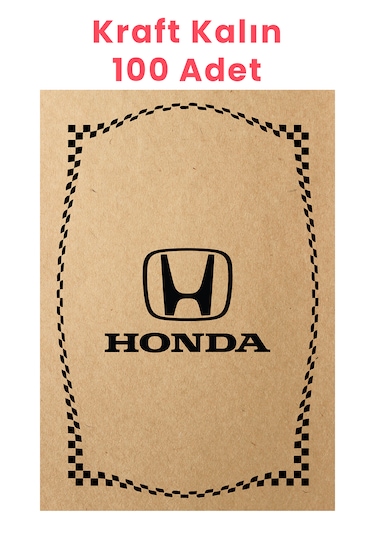 Kraft 120gr Honda Oto Paspas Kağıdı 100 Adet - 35x50cm - Kalın