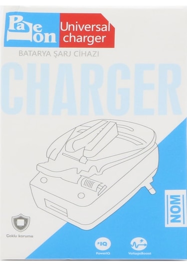 Paleon PLO-DİJİ101 10 W 300 mAh + Harici Batarya Şarjı Şarj Aleti Siyah