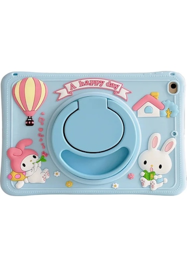 Samsung Galaxy Uyumlu Tab A8 10.5 Sm-x200 2021 Kılıf Cute Dolls Standlı Eğlenceli 3d Karekterli Çocuk Kılıfı Kılıf