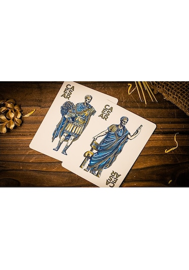 Twpcc Riffle Shuffle Caesar Blue Premium Oyun Kağıdı Koleksiyonluk İskambil Kartları