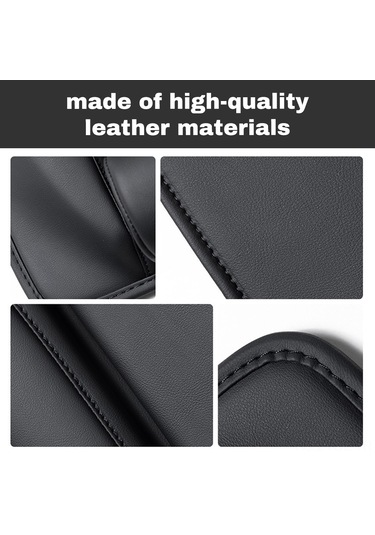 Gajeena Araç Koltuk Arası Organizatörü - Çift Fonksiyonlu Saklama Kutusu Ve Bardaklık Siyah