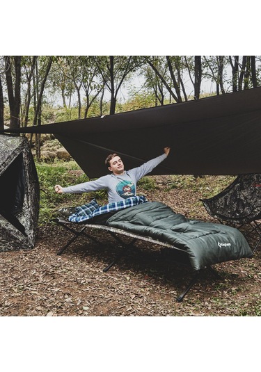 Kingcamp Pine Xl Katlanır Kampet Portatif Kamp Yatağı Camo Çok Renkli