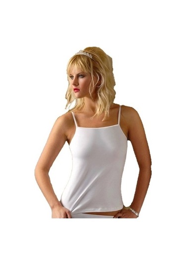 Anıt 2119 Kadın Likralı İp Askılı Atlet Body