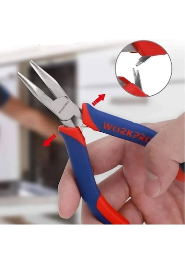 Workpro Wp231095 125mm Cr-v Elektronikçi Profesyonel Mini Kargaburnu