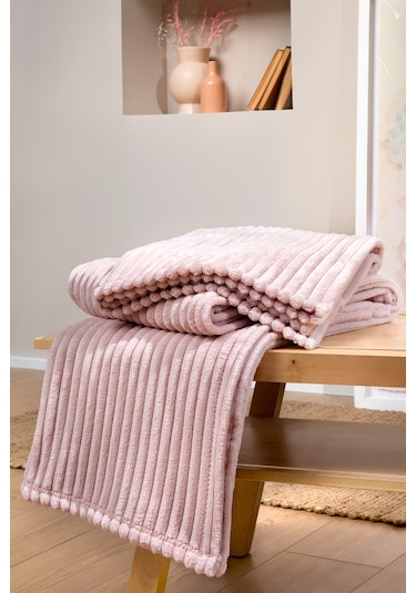 Yataş Bedding Holly Wellsoft TV Battaniyesi 140x190 CM - Pudra