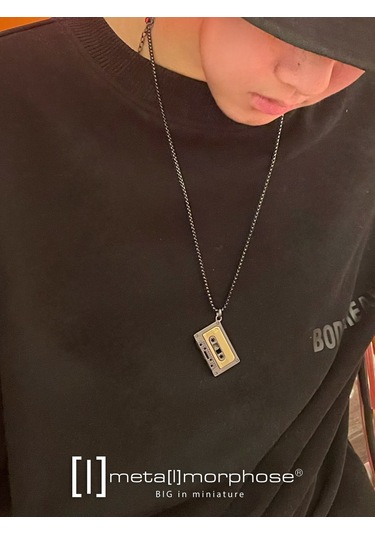 Metalmorphose Kaset Kolye Altın