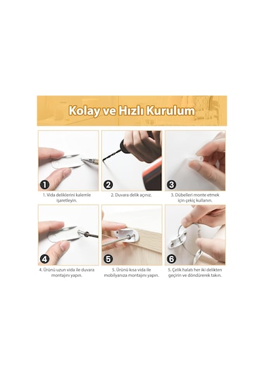 Çelik Halatlı Ağır Eşya Sabitleme Aparatı