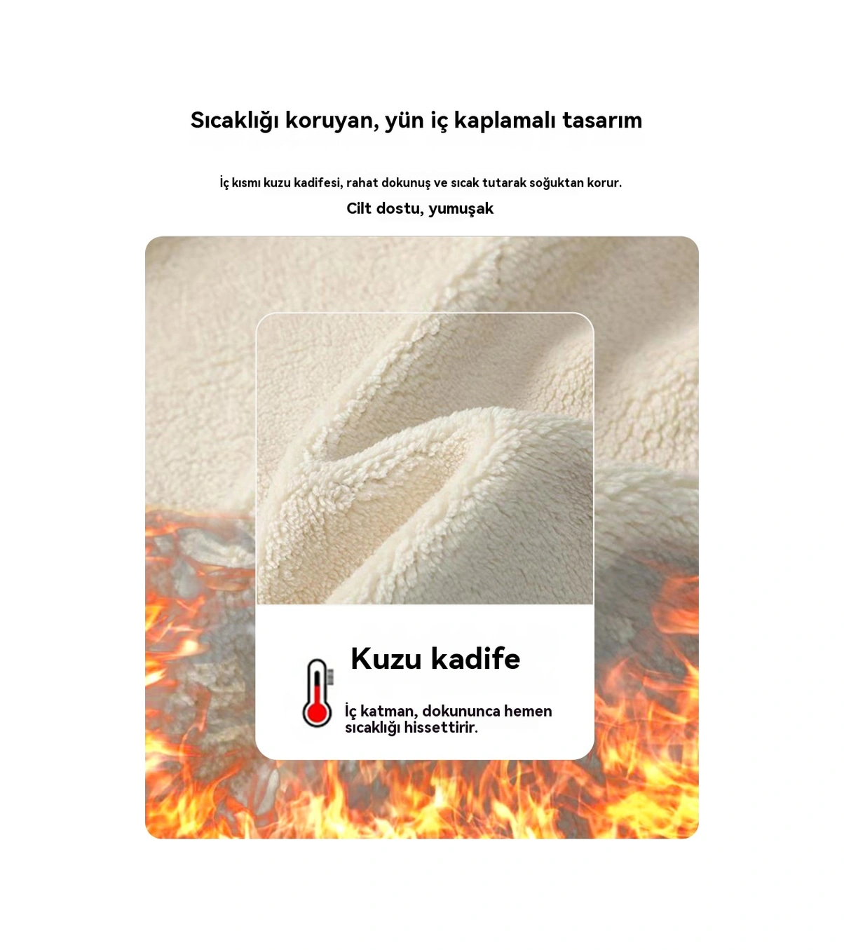 Erkek Sonbahar Ve Kış Kuzu Derisi Yelek Casual Plus Kadife Çift Taraflı Polar Sıcak Yelek Ceket Siyah