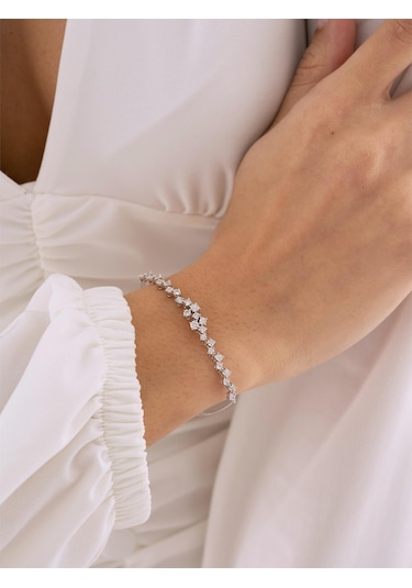 Nochediamond 0,27 Karat Tasarım Pırlanta Bileklik-521
