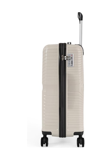 Ççs 5239 Polipropilen Kabin Boy Valiz Beyaz-antrasit Antrasit - Beyaz