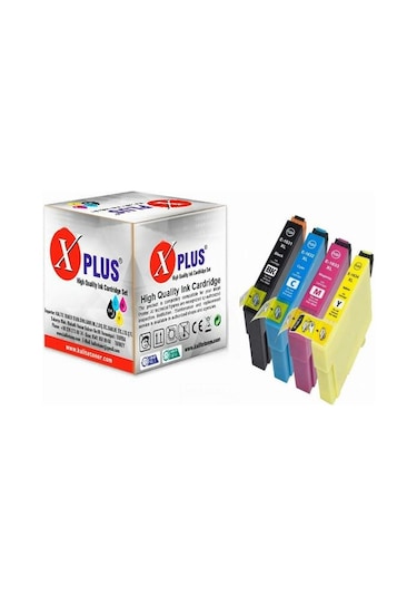 Xplus Epson Workforce WF-2660DWF 4 Renk Uyumlu Kartuş Seti
