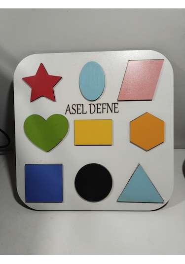 Çocuk Gelişimi Şekiller Yap-boz Puzzle Oyun Kaliteli