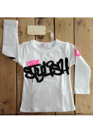 Peri Masalı Kız Çocuk Stylish Tek Body 1-4 Yaş Ekru