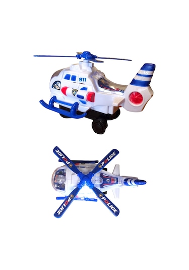 Oyuncak Polis Helikopteri: Işıklı, Sesli Ve Hareketli Görev Başında