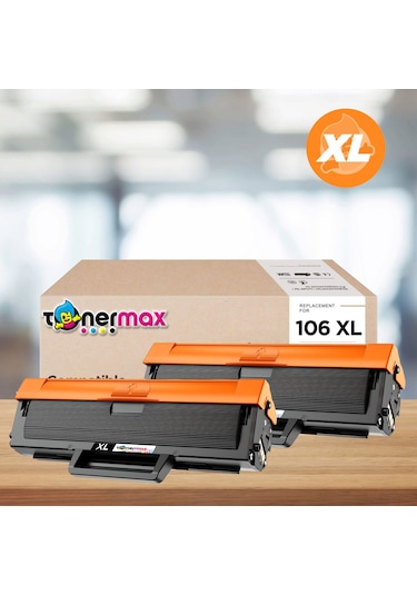 Hp 106x W1106x  Uyumlu Toner - Çipli Yüksek Kapasite 2'li Paket / 107a / 107w / Mfp 135w / Mfp 137fnw