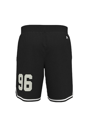 Under Armour Courtside Hoops Short Erkek Basketbol Şortu 1390120-001 Siyah Siyah