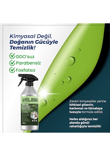 Nilem Profesyonel %100 Bitkisel Çok Amaçlı Temizleyici Vegan 750 ML