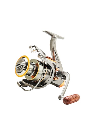 Shineyee Gümüş Altın 5000 Model 13 Eksenli Tam Metal Bobin 8kg Maksimum Sürtünmeli Deniz Kamışı Spinning Makinesi