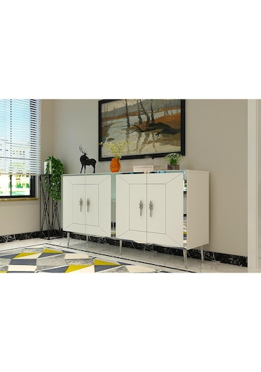 Arnoct Kb150 Konsol Beyaz-gümüş