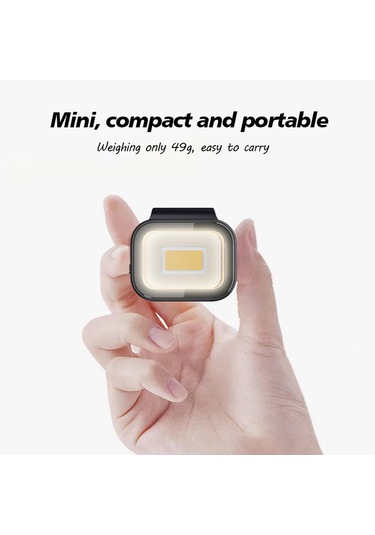 Yifomall Mavi Siyah Ip66 Su Geçirmez Cob Kamp Lambası, 500lm, 10 Saat Süre, Manyetik Ve Askıya Takılabilir, 800mah Şarj Edilebilir, Dış Mekan İçin Hafif Çok Renkli