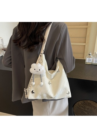 Lyon İşeçok Fonksiyonlu Sırtçantasıtek Omuzluçapraz Vücut Sırtçanası Beyaaz