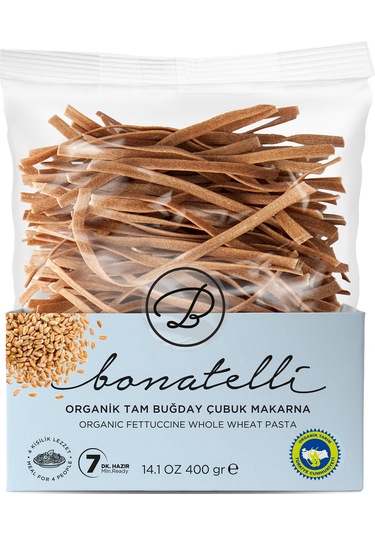 Bonatelli Vegan Tam Buğday Çubuk Makarna 400 G