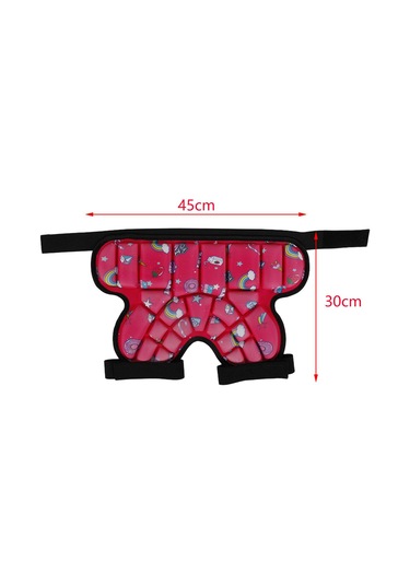 Suntek Çocuklar Için Yastıklı Kalça Koruyucu Kırmızı Kırmızı